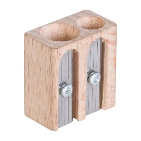 Taille-Crayon Écologique Double Trou - Objets Publicitaires Matières : polyester Couleurs : gris cadeau collaborateur premium