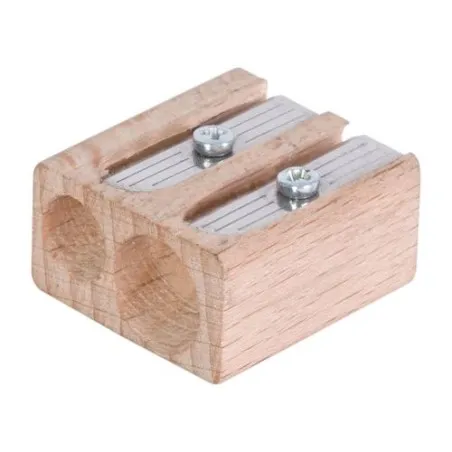 Taille-Crayon Écologique Double Trou - Objets Publicitaires Matières : polyester Couleurs : gris personnalisation rapide en Fran