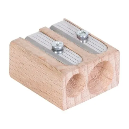 Taille-Crayon Écologique Double Trou - Objets Publicitaires Matières : polyester Couleurs : gris goodies entreprise design