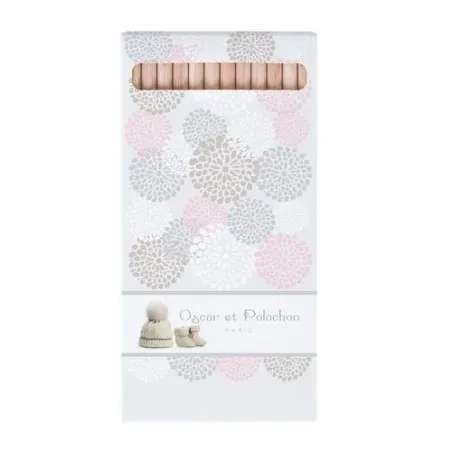 Étui Écologique 12 Crayons Aquarellables 17,6 - Cadeau d'Entreprise Unique Matières : polyester Couleurs : bleu objet promotionn