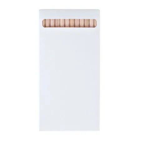 Étui Écologique 12 Crayons Aquarellables 17,6 - Cadeau d'Entreprise Unique Matières : polyester Couleurs : bleu cadeau collabora