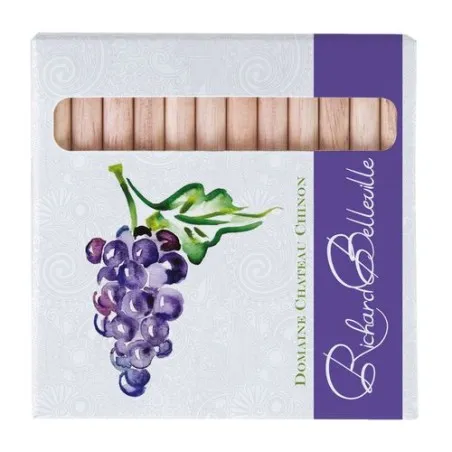 Étui Écologique de 12 Crayons Aquarellables - Cadeau d'Entreprise Matières : polyester Couleurs : noir impression haute définiti