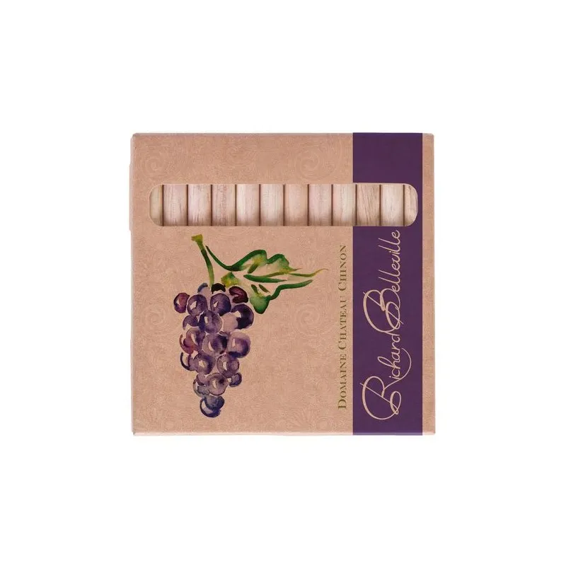 Étui Écologique de 12 Crayons Aquarellables - Cadeau d'Entreprise Matières : polyester Couleurs : noir livraison express 24h 48h