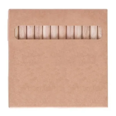 Étui Écologique de 12 Crayons Aquarellables - Cadeau d'Entreprise Matières : polyester Couleurs : noir objet promotionnel éco-re