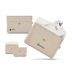 Pochette Écologique Personnalisée pour Ordinateur - pas cher Matières : nylon Couleurs : rouge