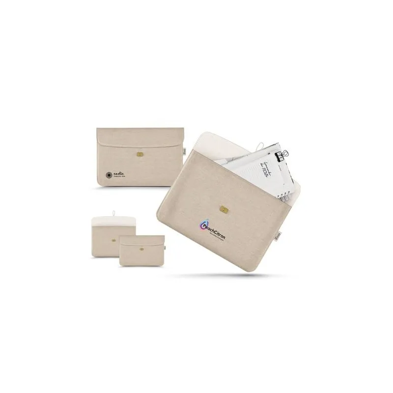 Pochette Écologique Personnalisée pour Ordinateur - pas cher Matières : nylon Couleurs : rouge