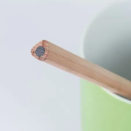 Crayon Écologique Triangulaire Prestige 17,6 cm Matières : polypropylène (PP) Couleurs : blanc Contenance : 165 ml marquage lase