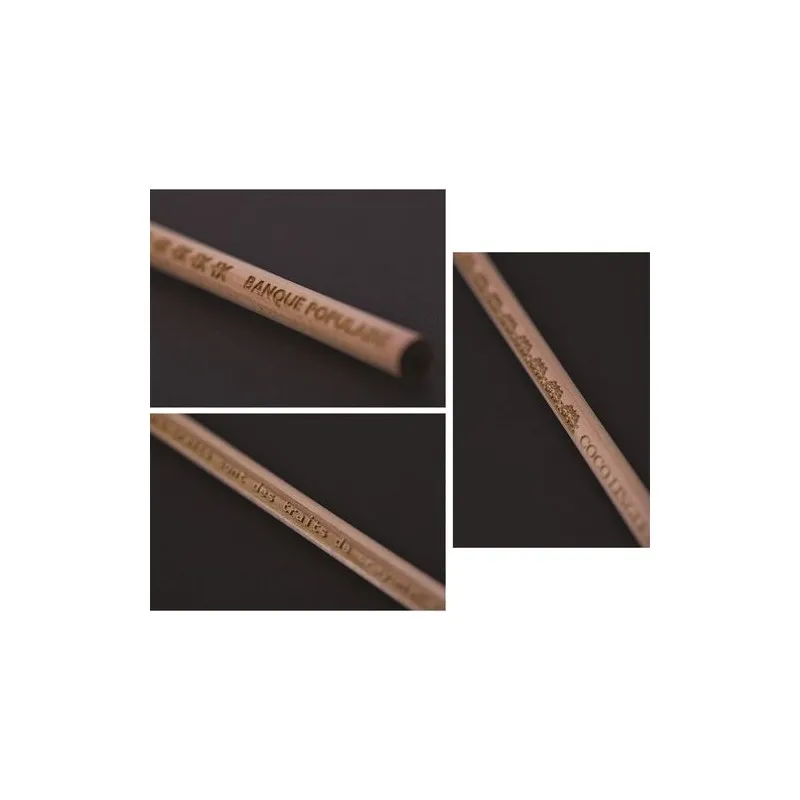 Crayon Écologique Personnalisé Rond 17 T Coupé SS - Prestige Matières : Synthétique Couleurs : gris Contenance : 1,5 L cadeau en