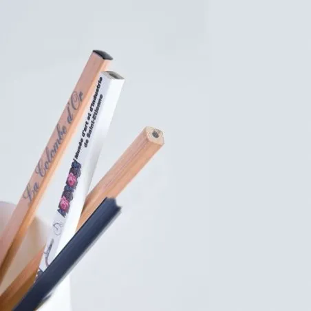 Crayon Écologique Personnalisable Prestige Naturel 17,6 INCOL Matières : polypropylène (PP) livraison express 24h 48h