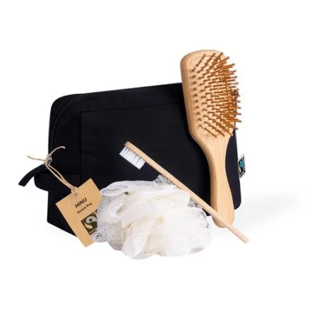 Nécessaire Éthique Personnalisé Fairtrade Hinu Matières : coton Taille textile : XXL Couleurs : gris foncé goodies publicitaire 