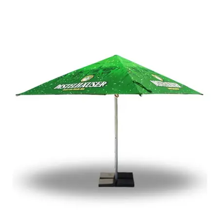 Parasol carré 3,5x3,5m publicitaire