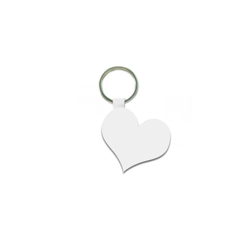 Porte-clés souple en plastique forme cœur avec anneau de 25 mm personnalisés pas cher Matières : bois Couleurs : bleu cadeau ent