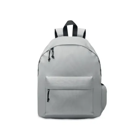 Sac à dos écologique en polyester RPET 600D - BAPAL+ Matières : PU Couleurs : blanc goodies personnalisé en stock