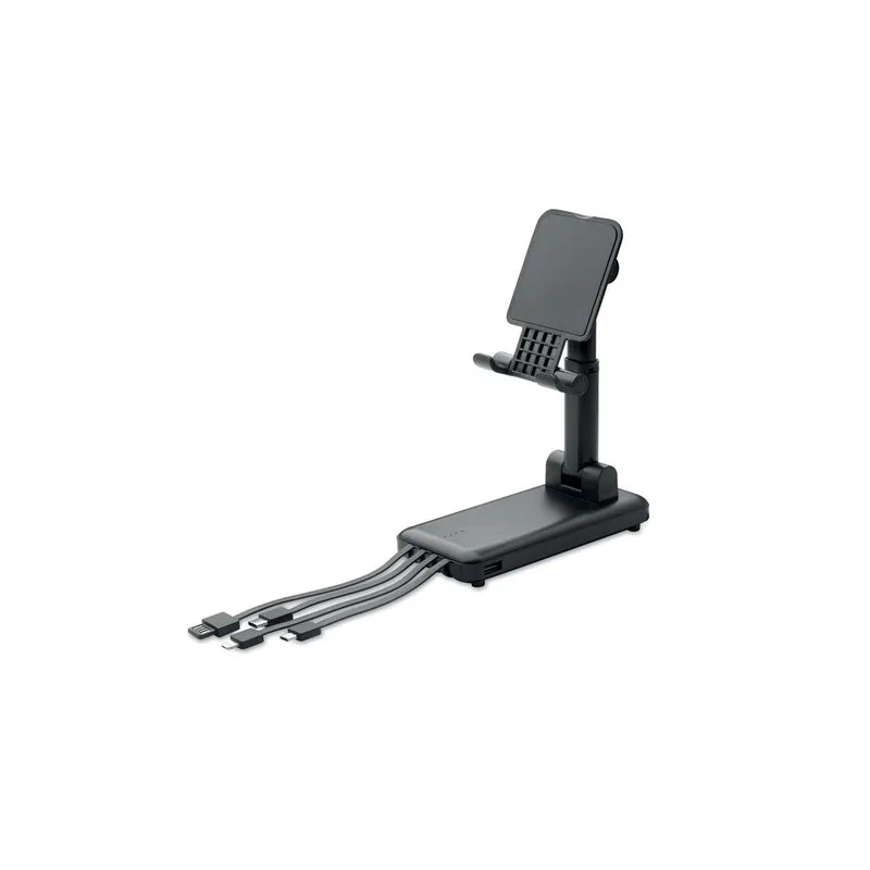 Powerbank Écologique 10000 mAh avec Support Téléphone Inclus - AVELI Couleurs : blanc cadeau entreprise pas cher