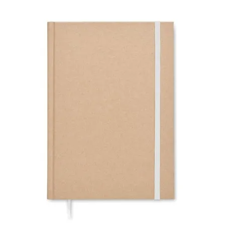 Carnet A5 Écologique en Papier Recyclé Personnalisé - MUSA Matières : silicone Couleurs : bleu impression logo haute qualité