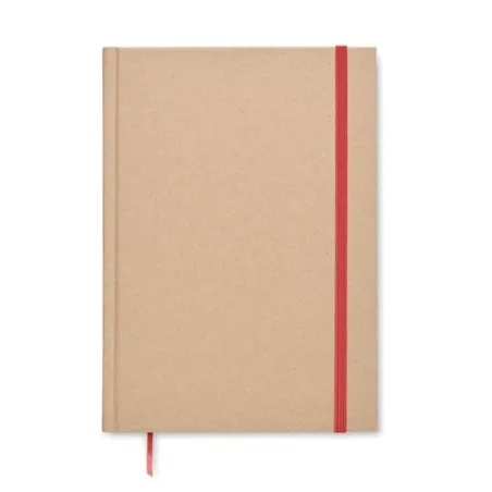 Carnet A5 Écologique en Papier Recyclé Personnalisé - MUSA Matières : cuir Couleurs : noir cadeau client original