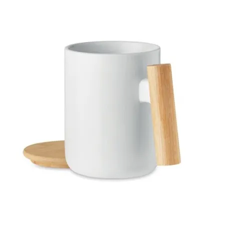 Mug en porcelaine personnalisé 380 ml - MAJEST Couleurs : blanc personnalisable avec votre logo