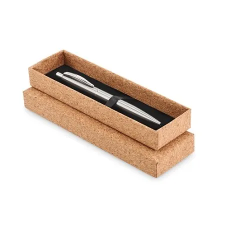 Stylo Écologique Personnalisé en Acier Inox Recyclé - GRAZ Matières : carton Couleurs : argenté