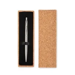 Stylo Écologique Personnalisé en Acier Inox Recyclé - GRAZ Matières : carton Couleurs : argenté 2