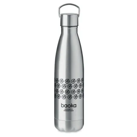 Bouteille isotherme double paroi 500ml personnalisée ARCTIC - Cadeau publicitaire Matières : carton Couleurs : blanc cadeau entr