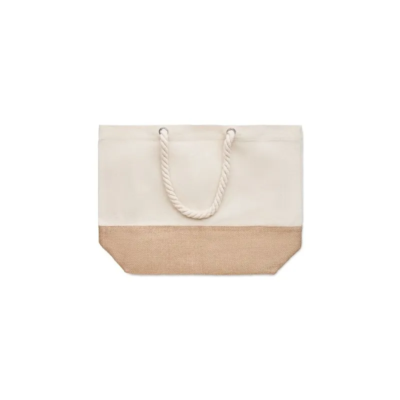 Sac de plage personnalisable en toile 280 g/m PANTAI Matières : carton Couleurs : bleu personnalisable avec votre logo