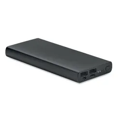Powerbank Personnalisée Économique 10000 mAh Ultra-Puissant POWERFLAT 8 C Matières : carton Couleurs : jaune