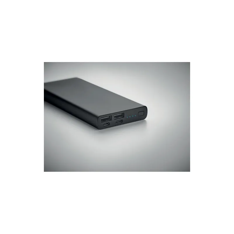 Powerbank Personnalisée Économique 10000 mAh Ultra-Puissant POWERFLAT 8 C Matières : carton Couleurs : jaune accessoire événemen