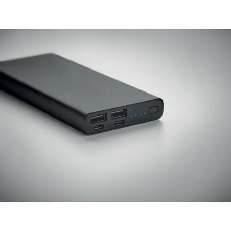Powerbank Personnalisée Économique 10000 mAh Ultra-Puissant POWERFLAT 8 C Matières : carton Couleurs : jaune accessoire événemen