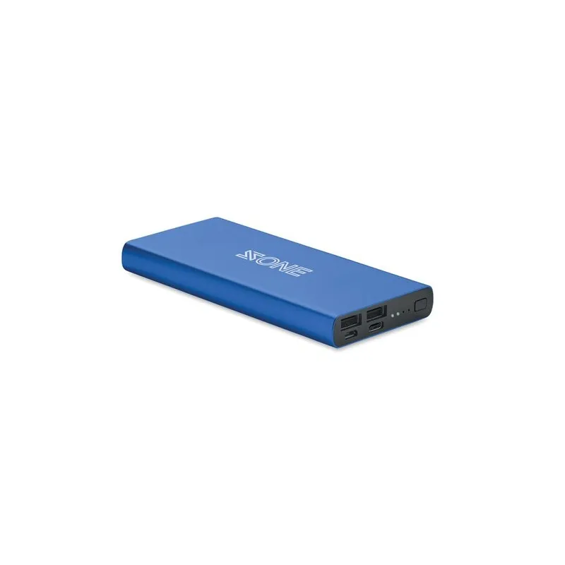 Powerbank Personnalisée Économique 10000 mAh Ultra-Puissant POWERFLAT 8 C Matières : carton Couleurs : rouge personnalisation ra