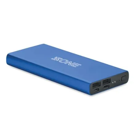 Powerbank Personnalisée Économique 10000 mAh Ultra-Puissant POWERFLAT 8 C Matières : carton Couleurs : rouge personnalisation ra