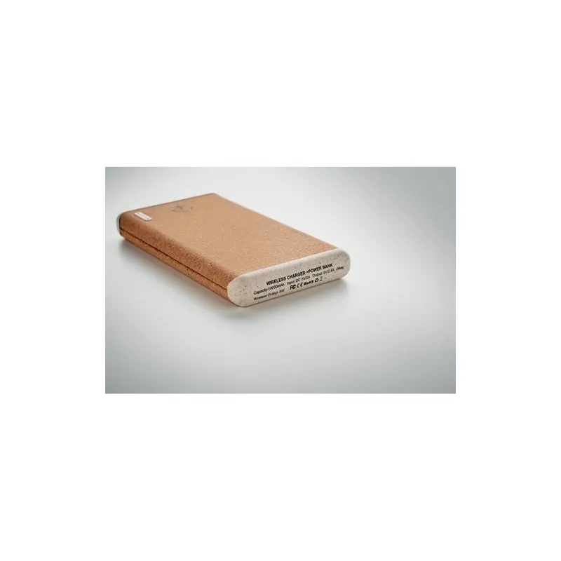 Powerbank Écologique Personnalisée 10000mAh à Charge Rapide RALIA Matières : coton Couleurs : drapeau France impression haute dé