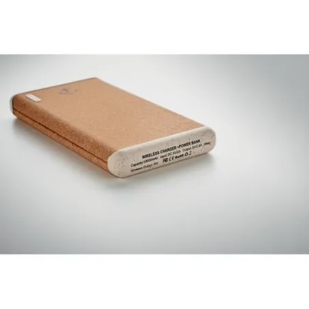 Powerbank Écologique Personnalisée 10000mAh à Charge Rapide RALIA Matières : coton Couleurs : drapeau France impression haute dé