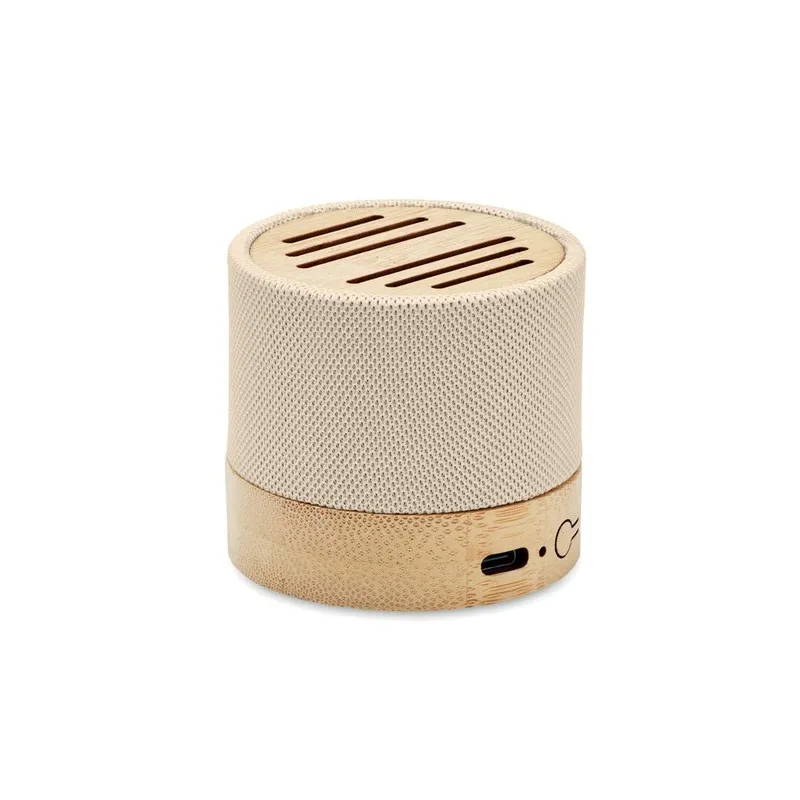 Haut-parleur Bambou RPET BOOL - Écologique et Design