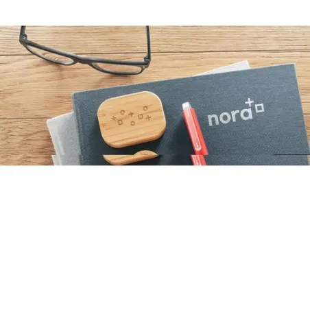 Écouteurs TWS Écologiques en Bambou avec Étui - JAZZ BAMBOO Matières : bois impression haute définition