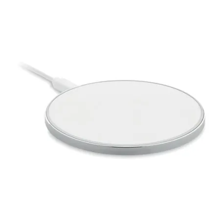 Chargeur sans fil écologique en verre 10W - RESS Matières : polyester Couleurs : marron personnalisable avec votre logo