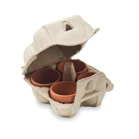 Kit de culture écologique et pratique personnalisé de cresson Couleurs : argenté Matières : acier inoxydable recyclé cadeau entr