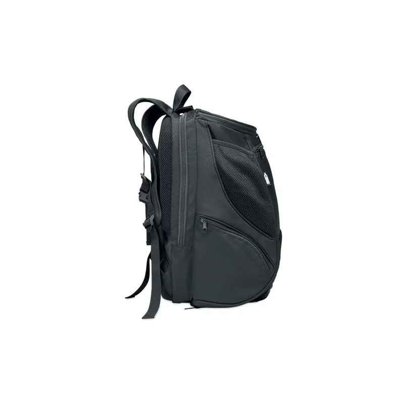 Sac à dos de sport écologique et personnalisable en RPET 600D - OLYMPIC Matières : polyéthylène (PE) Taille textile : XXL Couleu