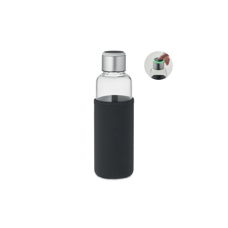 Bouteille à Rappel en Verre Personnalisée - INDER Matières : bambou