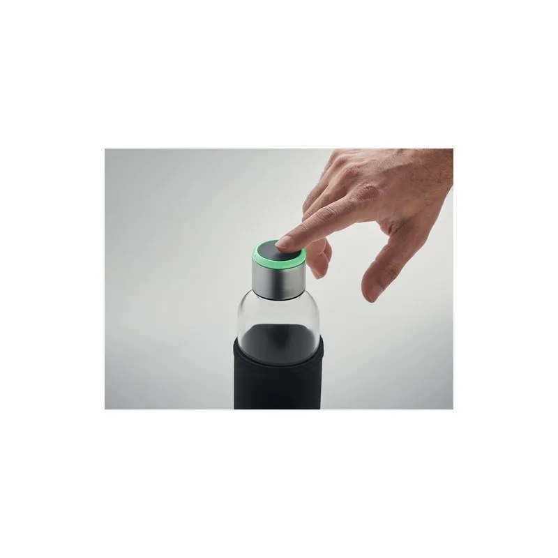 Bouteille à Rappel en Verre Personnalisée - INDER Matières : bambou goodies publicitaire événementiel