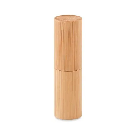Baume à Lèvres Écologique en Tube Bambou Personnalisé - GLOSS LUX Matières : bambou Couleurs : rouge personnalisable avec votre 