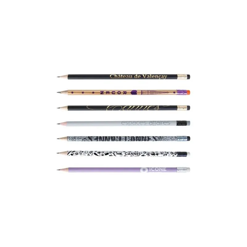 Crayon Bi-Couleurs Écologique 17,6 Pantone T - Personnalisable ECO ROND Couleurs : jaune Matières : polyester recyclé livraison 