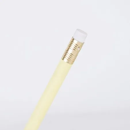 Crayon Bi-Couleurs Écologique 17,6 Pantone T - Personnalisable ECO ROND Couleurs : jaune Matières : polyester recyclé impression