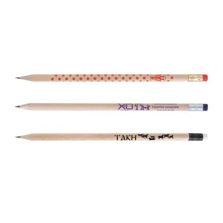 Crayon Écolo ROND 17,6 cm Incolore - T Gomme Matières : polyester Taille textile : 6/8 ans Couleurs : bleu goodies personnalisé 