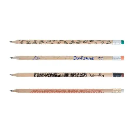 Crayon Écolo ROND 17,6 cm Incolore - T Gomme Matières : polyester Taille textile : 6/8 ans Couleurs : bleu personnalisation sur 