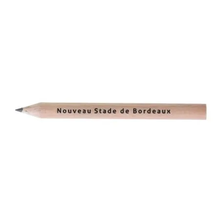 Surligneur Écologique Personnalisé en Bois de Cèdre - 8,7 cm PRESTIGE NAT ROND Incolore Matières : aluminium recyclé&nbsp; Couleurs :