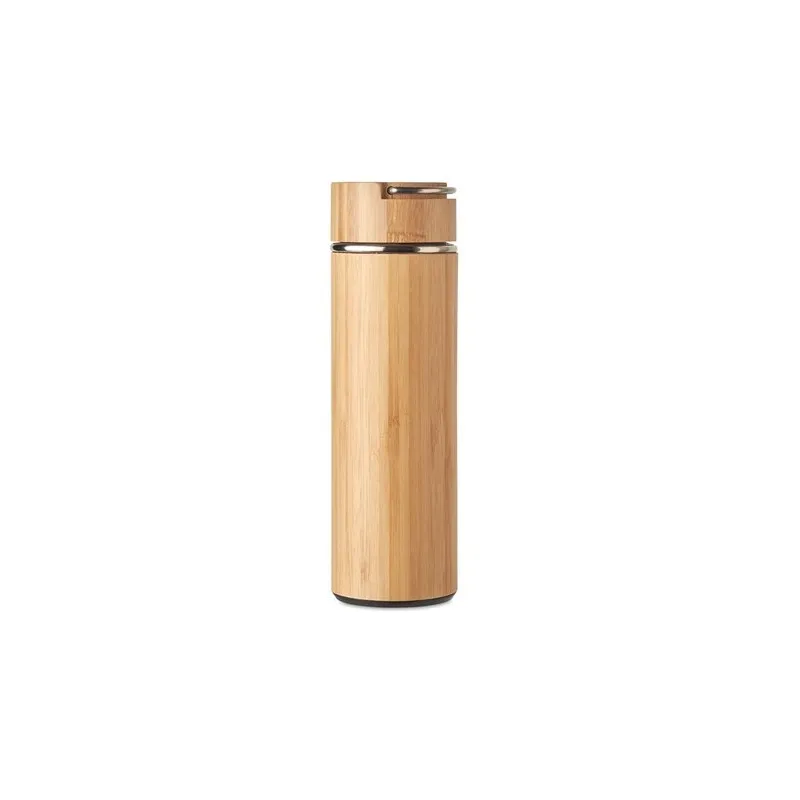 Bouteille isotherme double paroi 400 ml en acier inox personnalisée TAMPERE Matières : polyéthylène (PE) Taille textile : L Coul