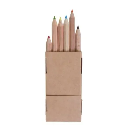 Étui Écologique Personnalisable pour 6 Crayons Aquarellables 8,7 - Crayons COUL Matières : polyester Couleurs : bleu cadeau entr