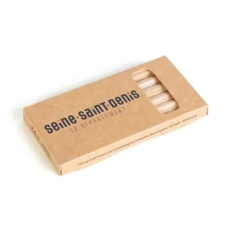 Étui Écologique Personnalisable pour 6 Crayons Aquarellables 8,7 - Crayons COUL Matières : polyester Couleurs : bleu objet publi