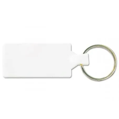 Porte-Clés Personnalisé Rectangle 48x33 mm avec Anneau 25 mm - Pas Cher Matières : papier Couleurs : vert pomme nombre de pages 