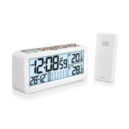 Pendulette Réveil Multifonctions avec Capteur Extérieur